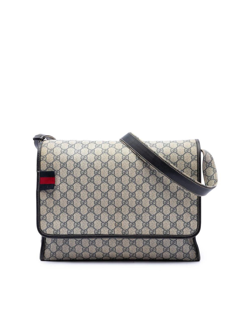 Gucci Web Loop Messenger Gg Coated #367850G90B